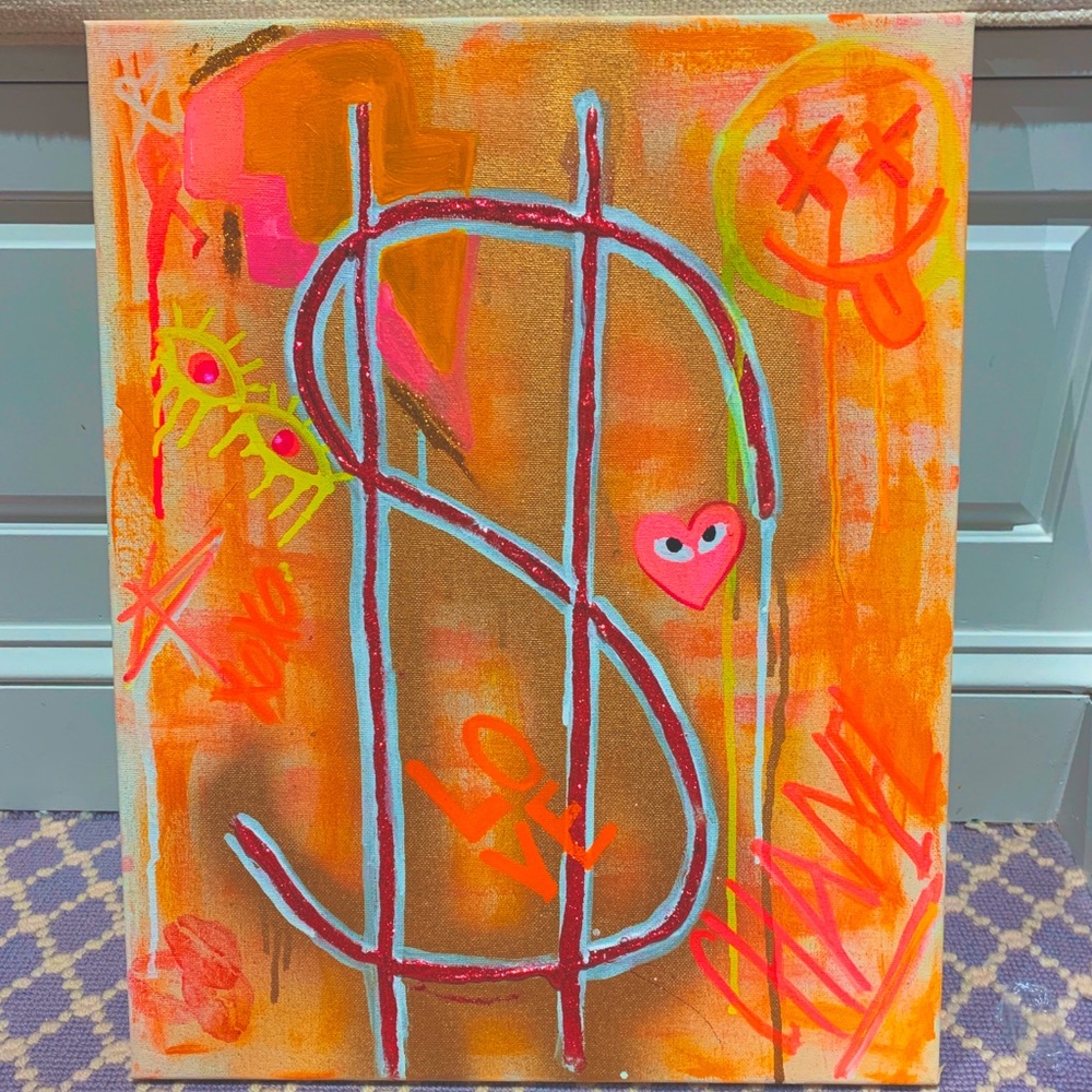 Bright vsco trendy painting!